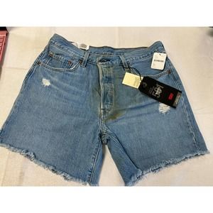 Levi's Free People - Women's 32 - 501 Mid Rise Cut-Off Jean Shorts- NWT